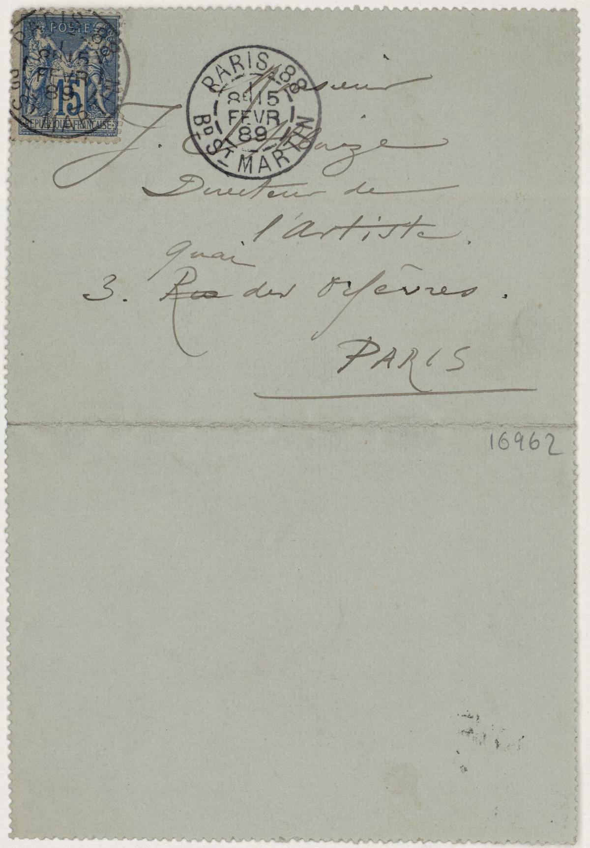 Illustration de la lettre