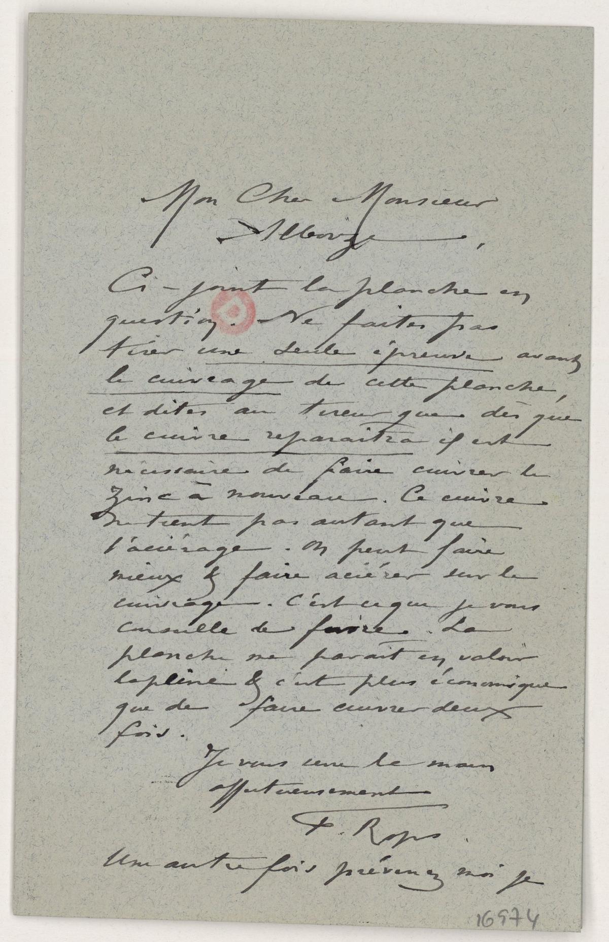 Illustration de la lettre