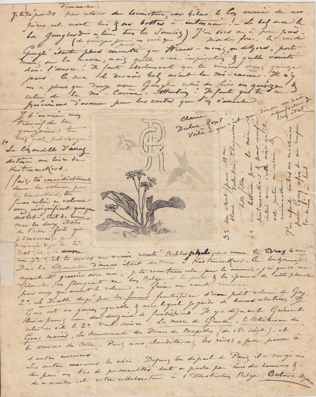 Illustration de la lettre