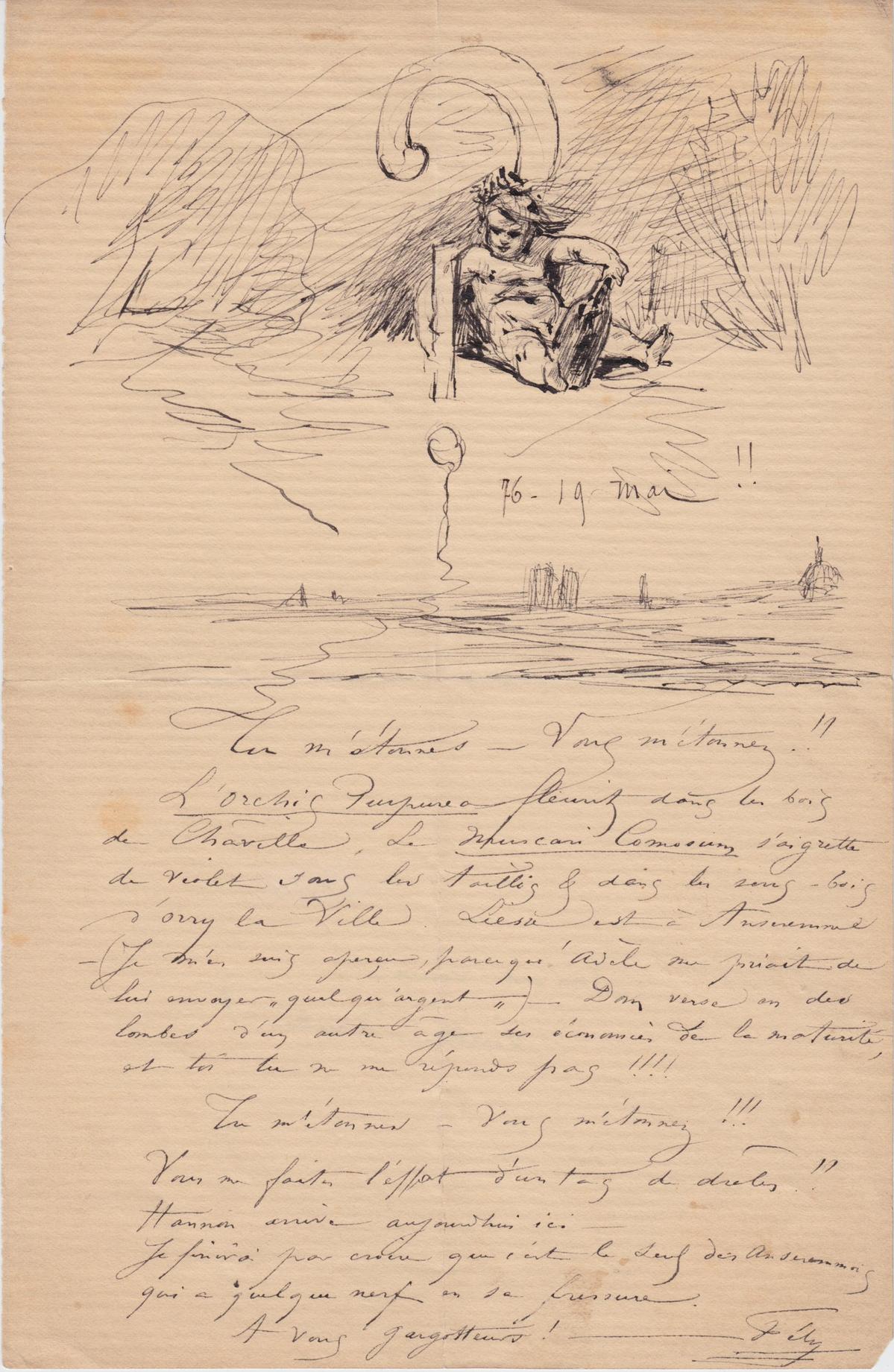 Illustration de la lettre