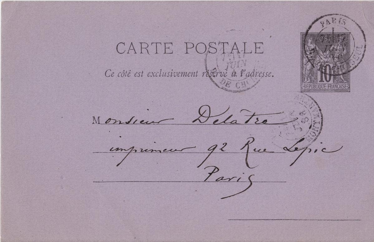 Illustration de la lettre