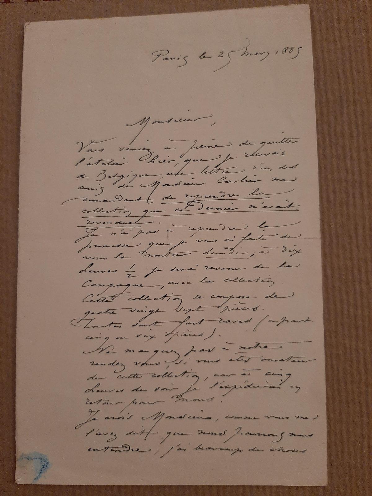 Illustration de la lettre