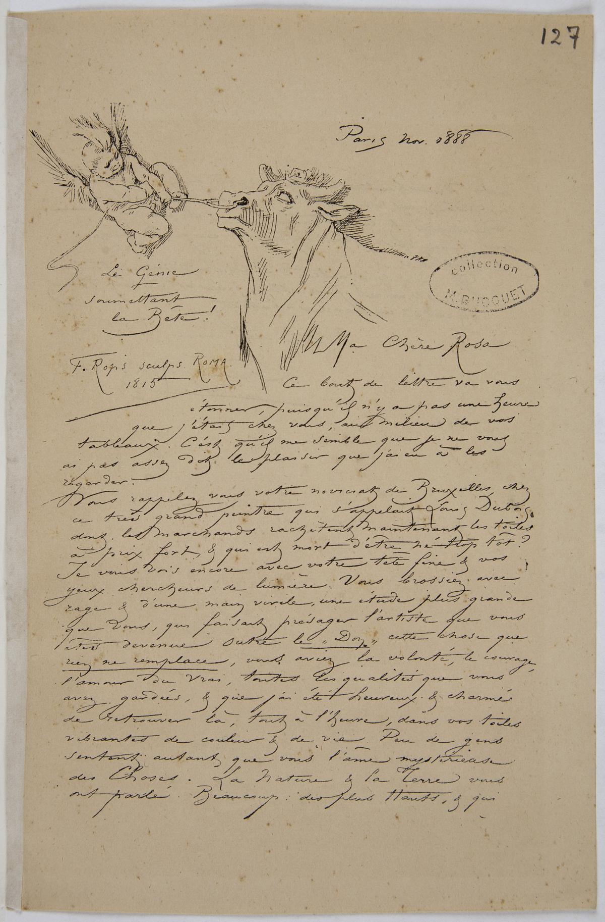 Illustration de la lettre