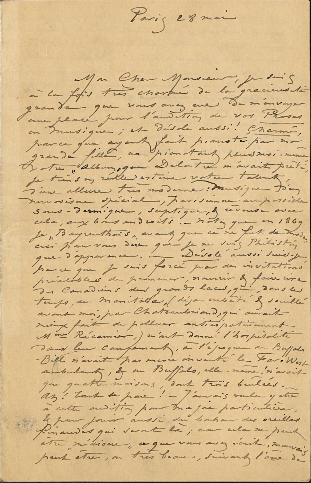 Illustration de la lettre