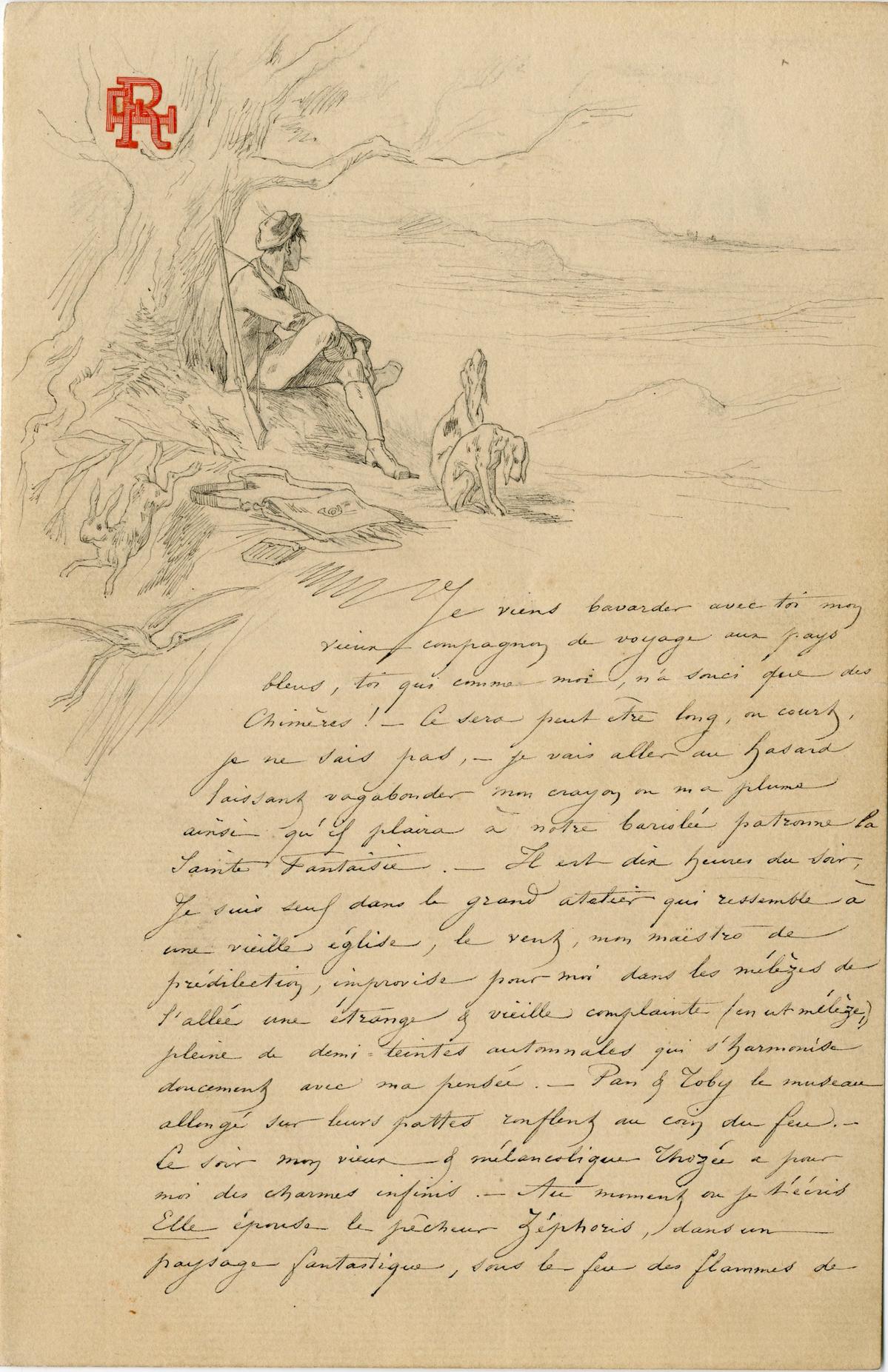 Illustration de la lettre