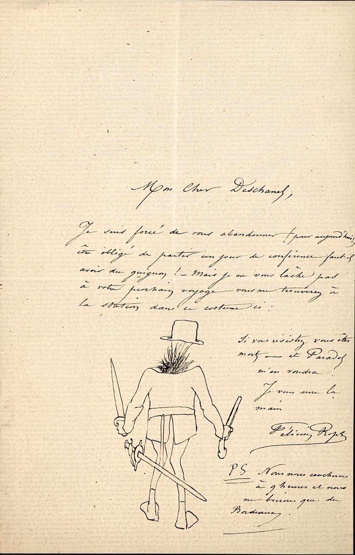 Illustration de la lettre