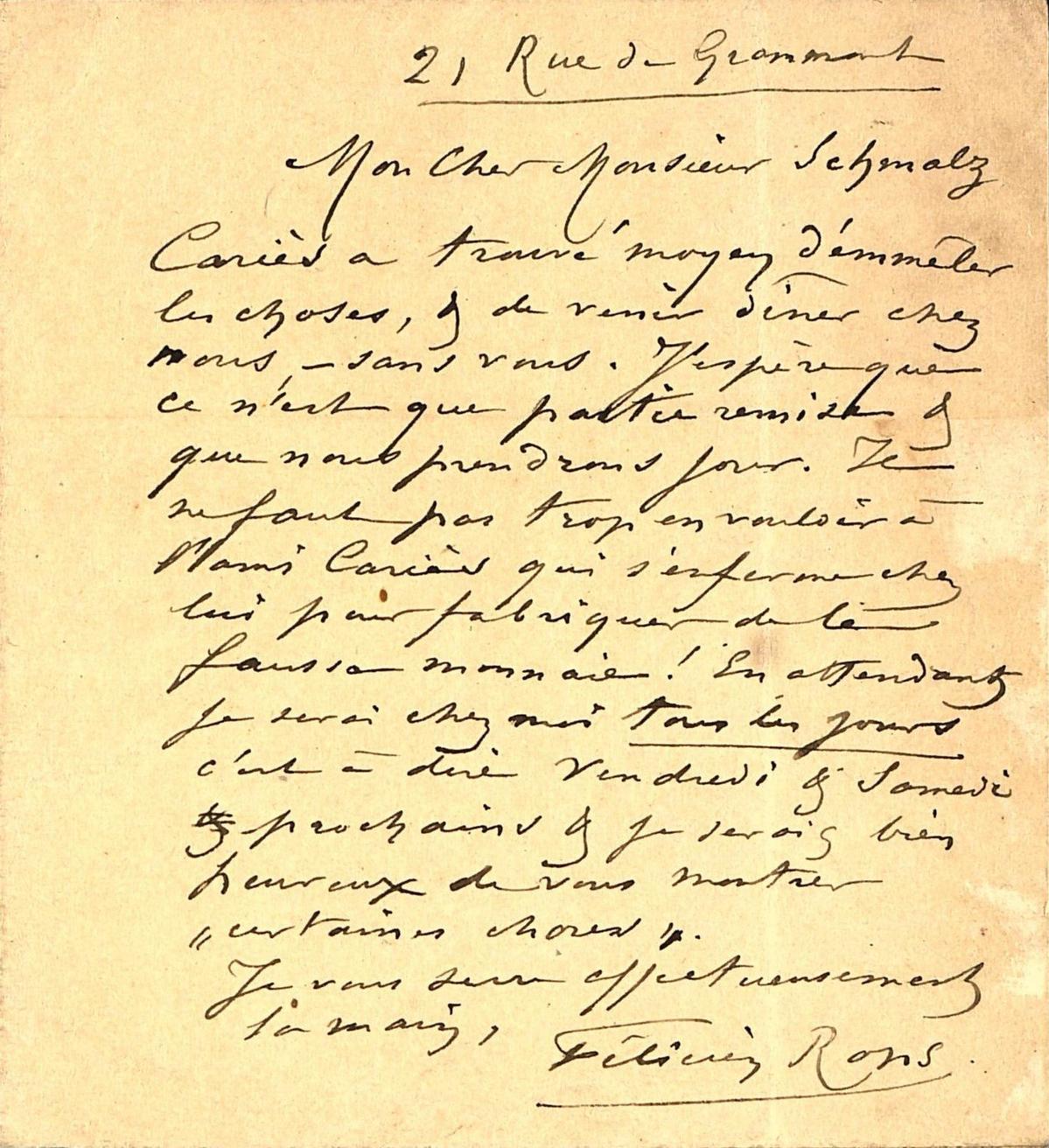 Illustration de la lettre