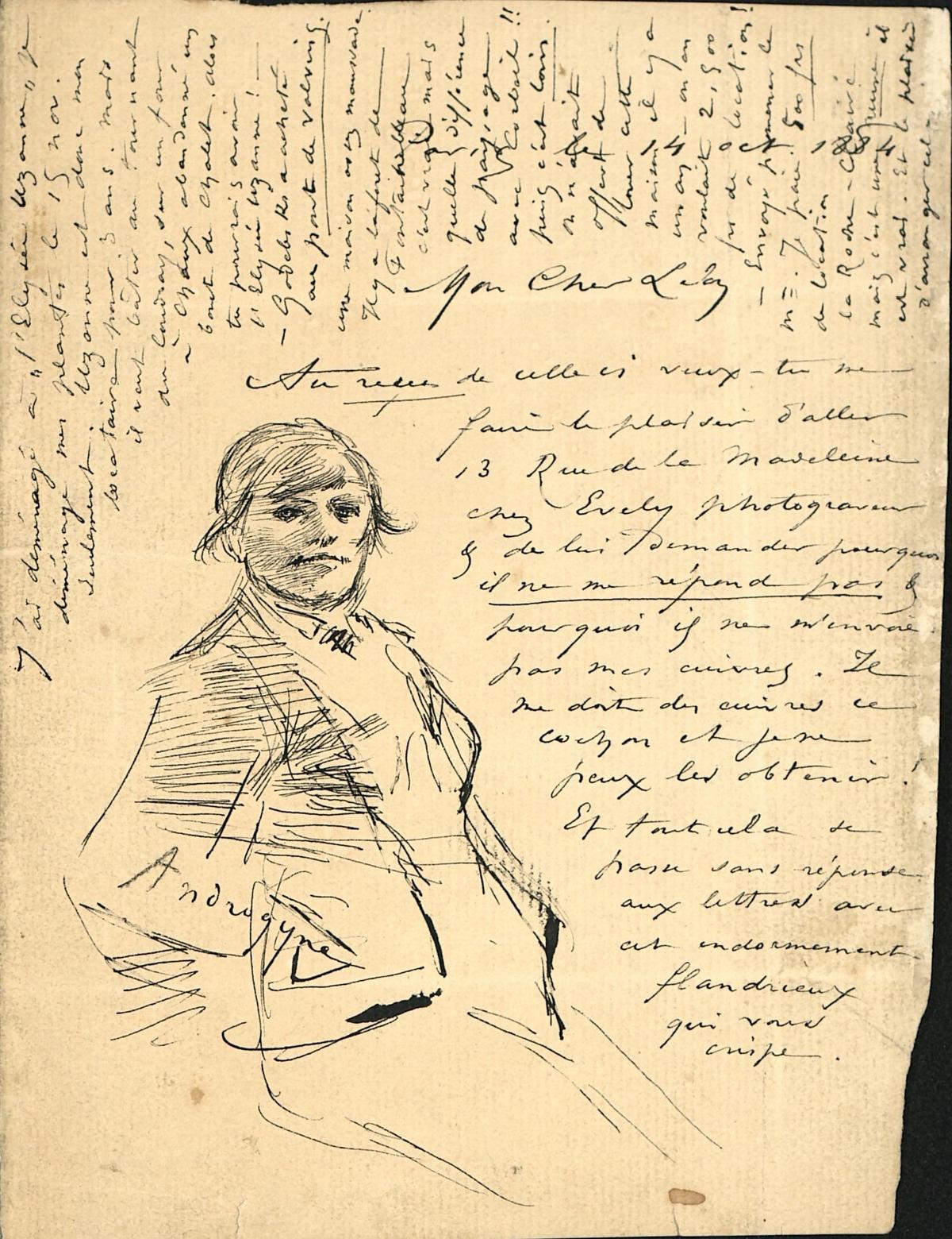 Illustration de la lettre