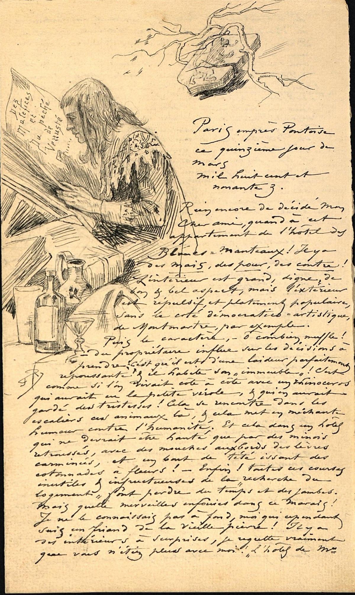 Illustration de la lettre