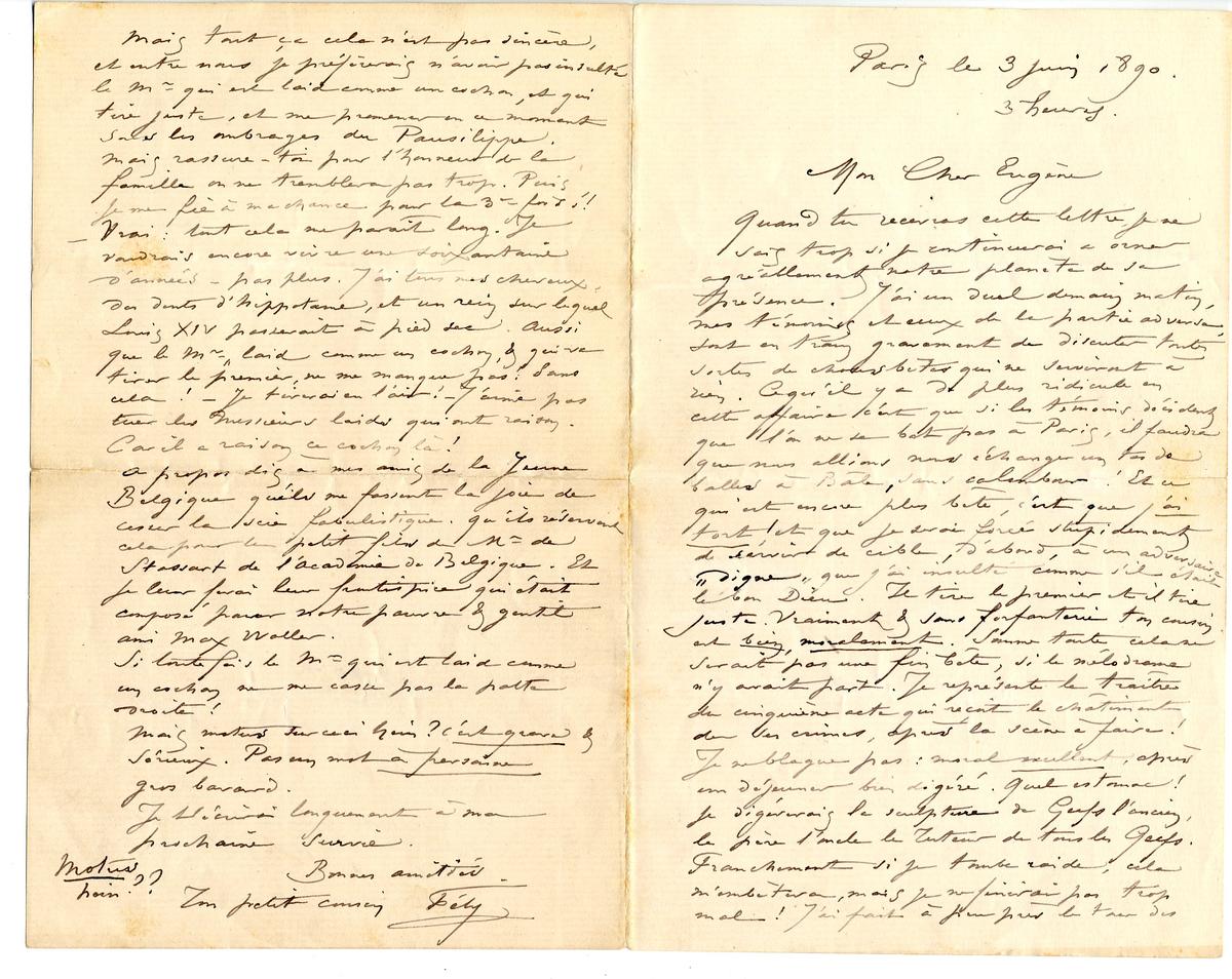 Illustration de la lettre