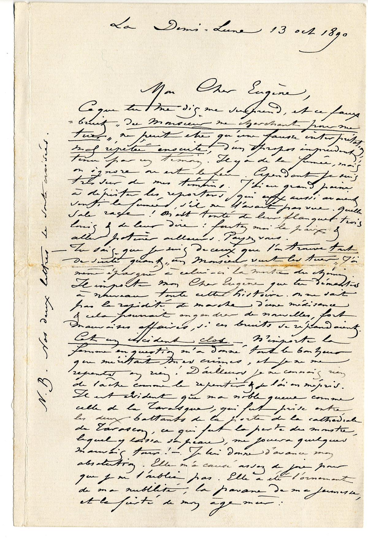 Illustration de la lettre