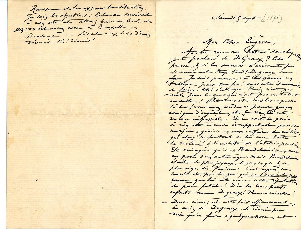 Illustration de la lettre