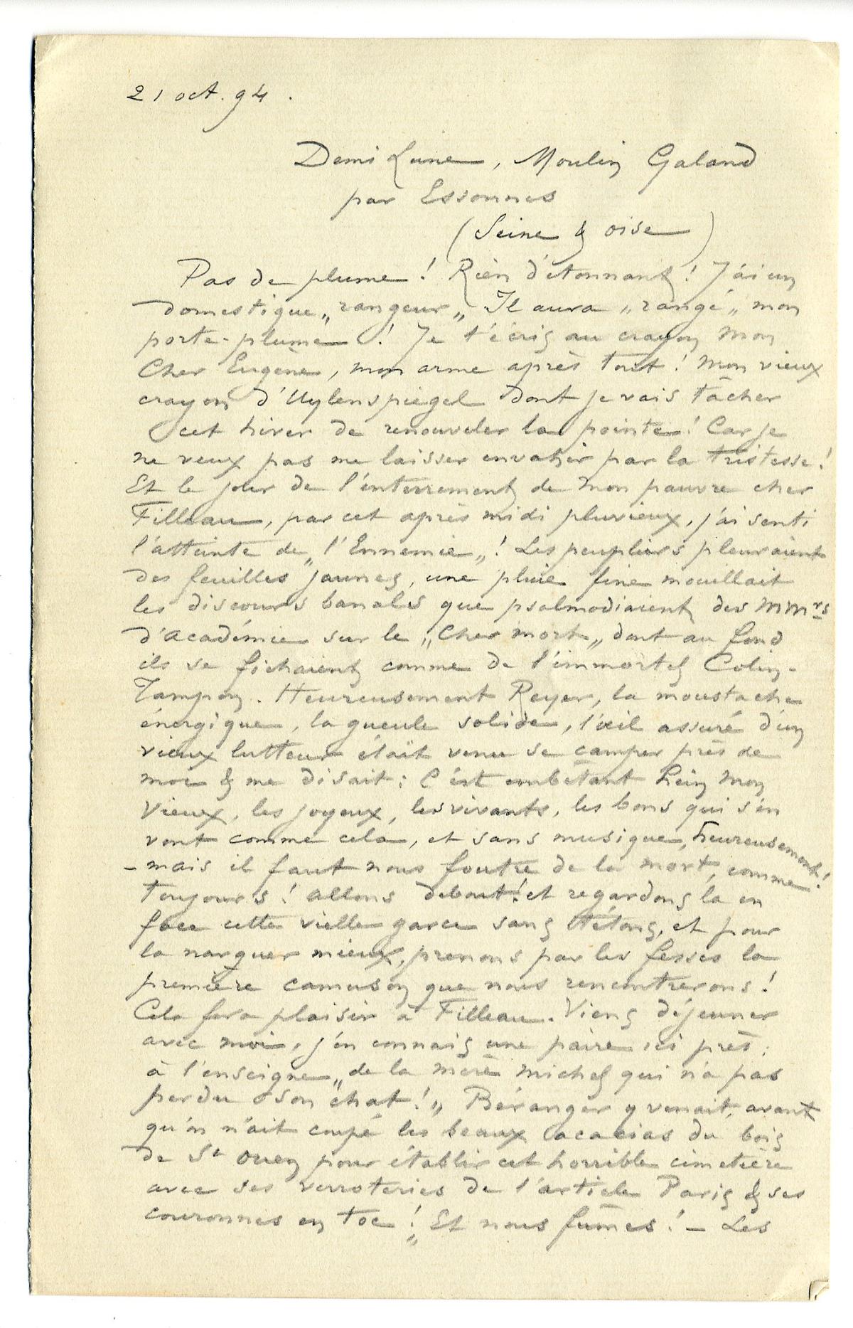 Illustration de la lettre