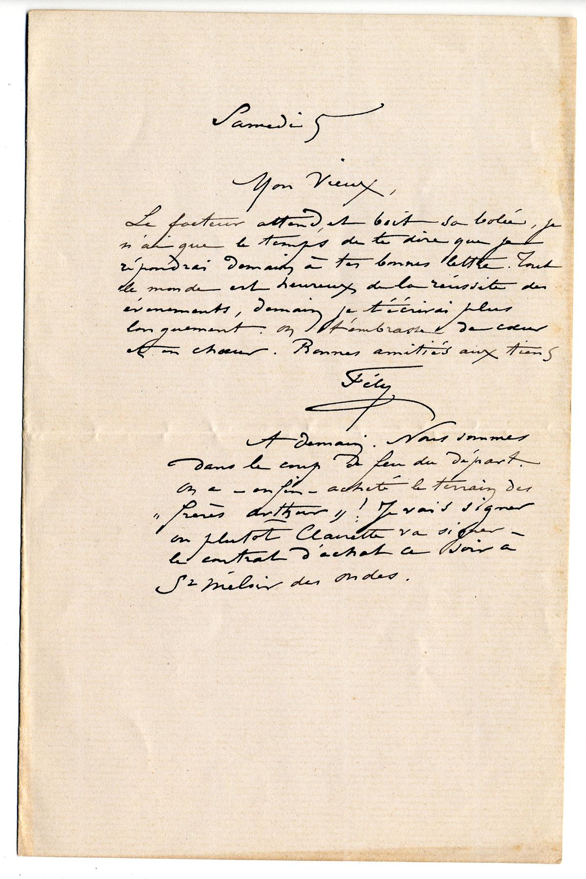 Illustration de la lettre