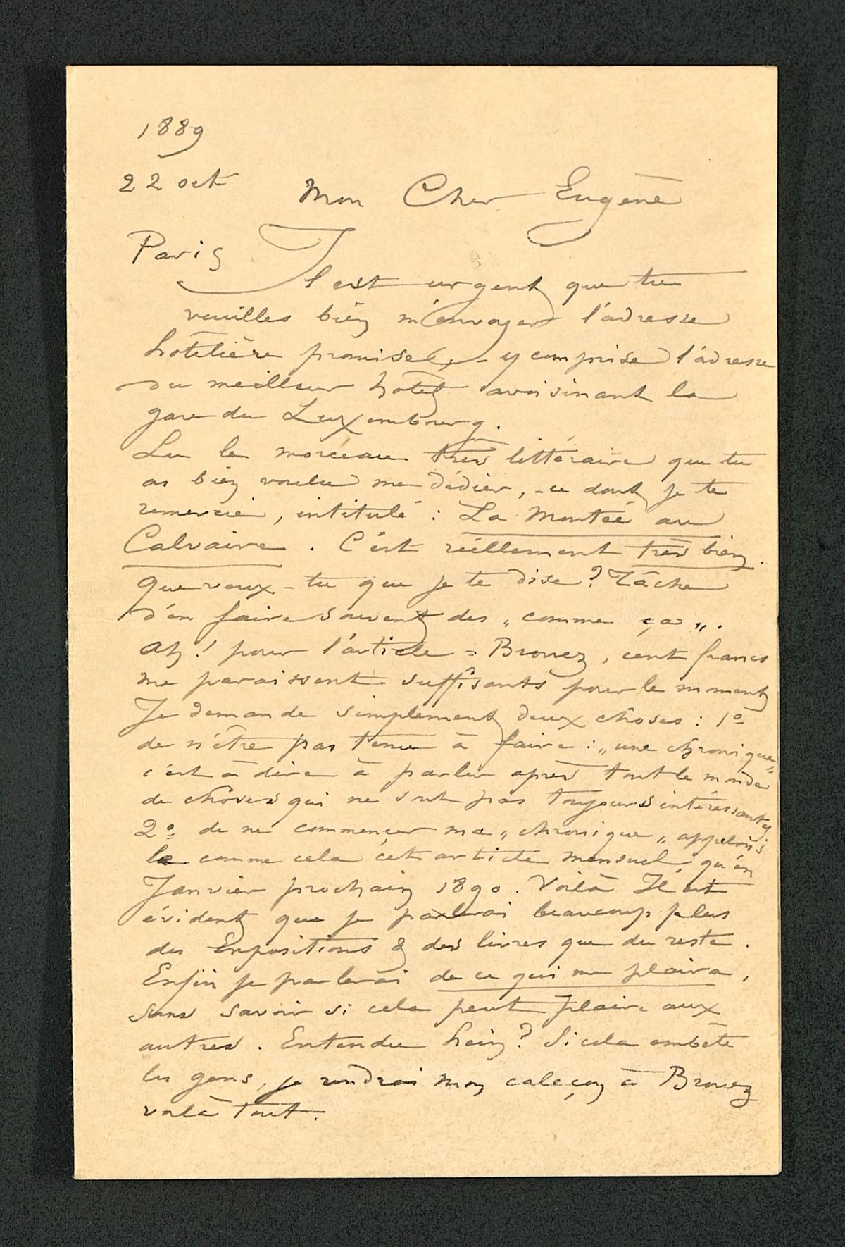 Illustration de la lettre