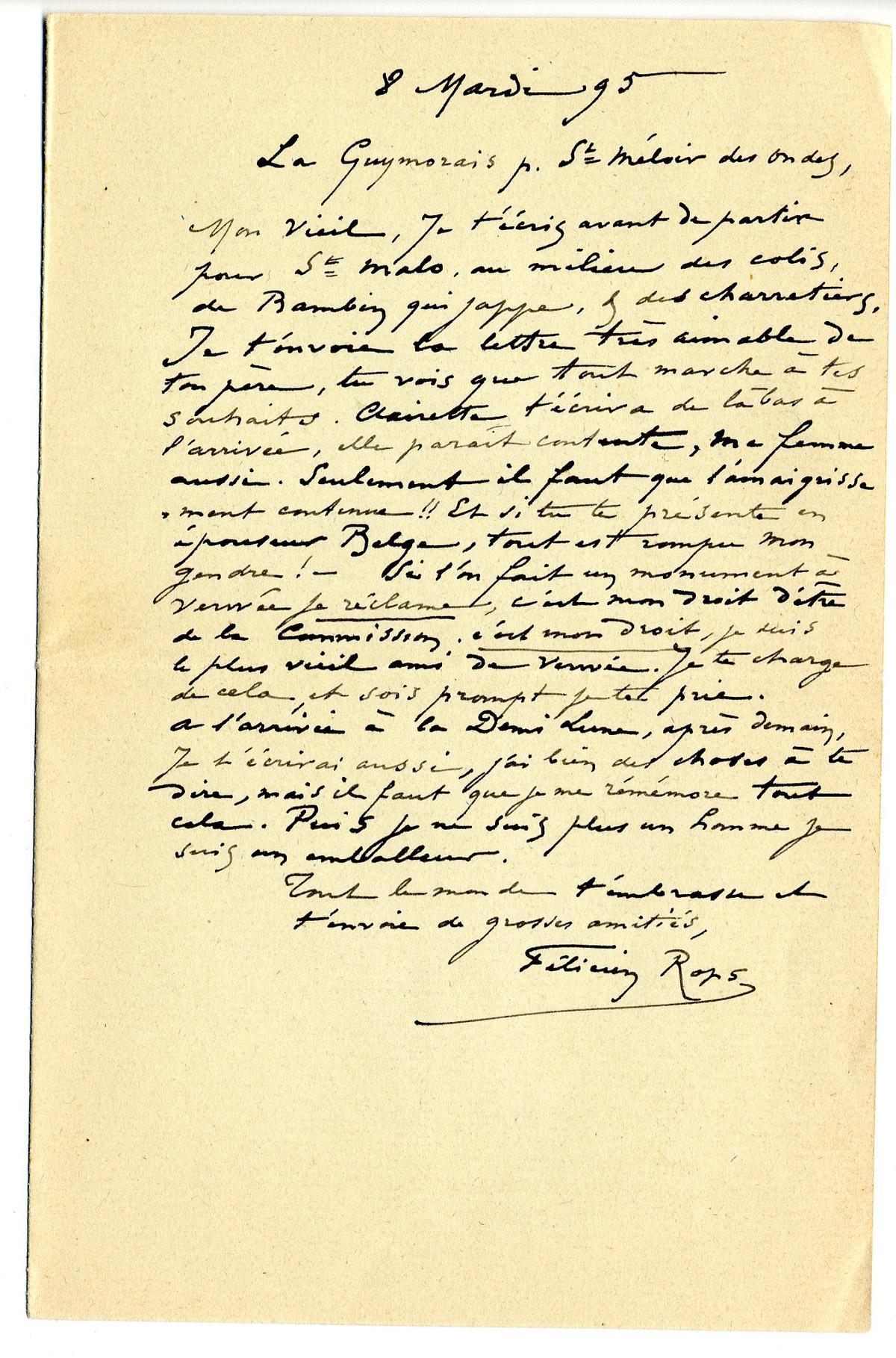 Illustration de la lettre