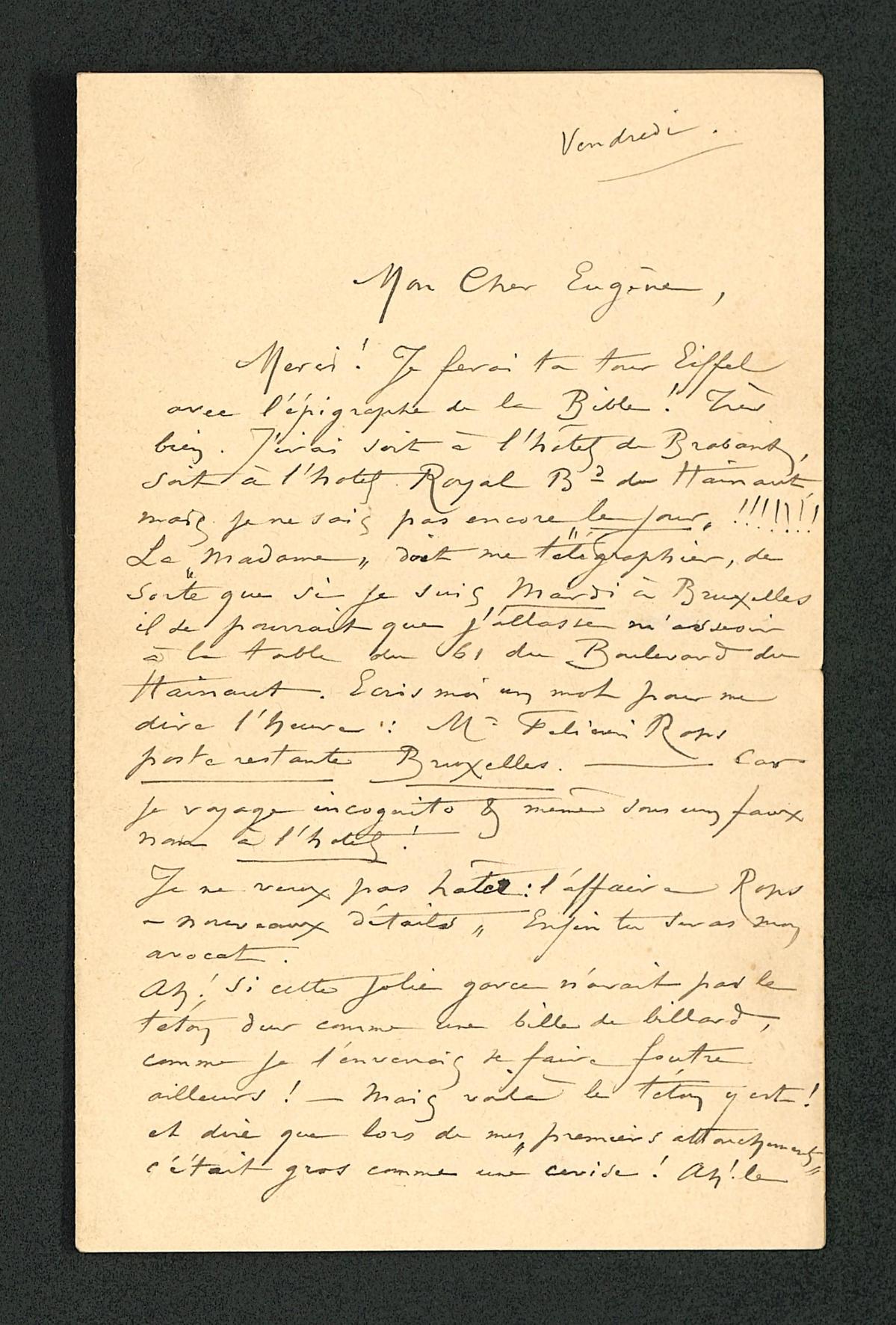 Illustration de la lettre