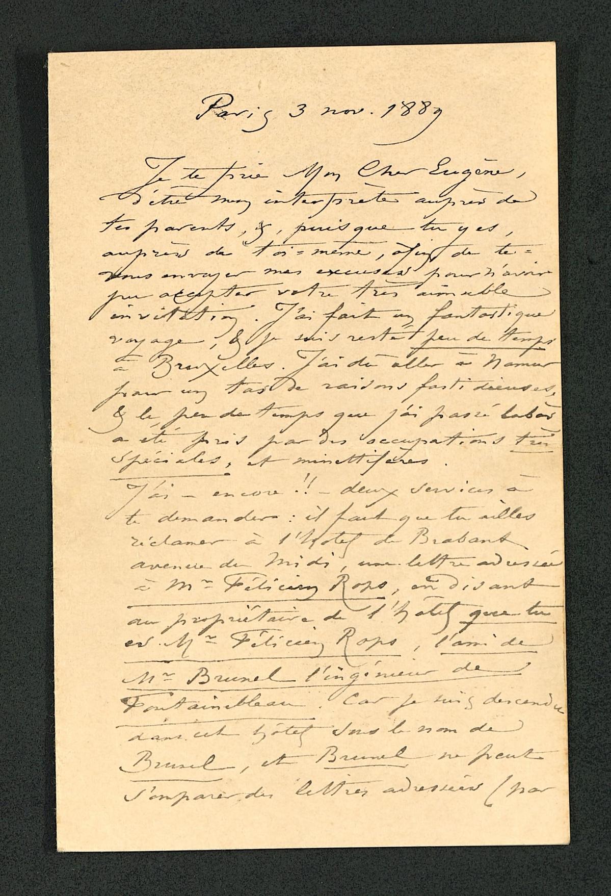 Illustration de la lettre