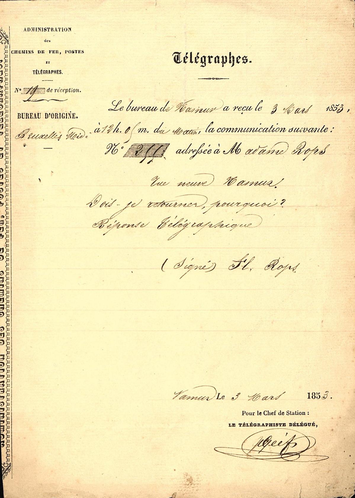 Illustration de la lettre