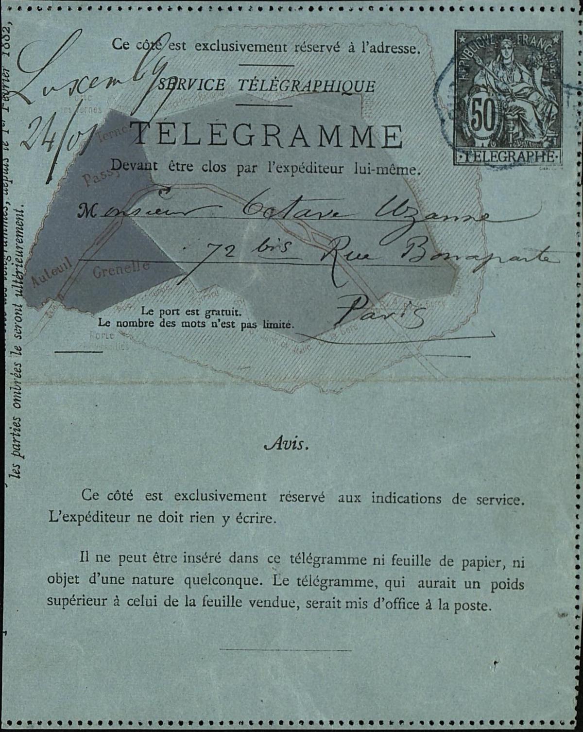 Illustration de la lettre