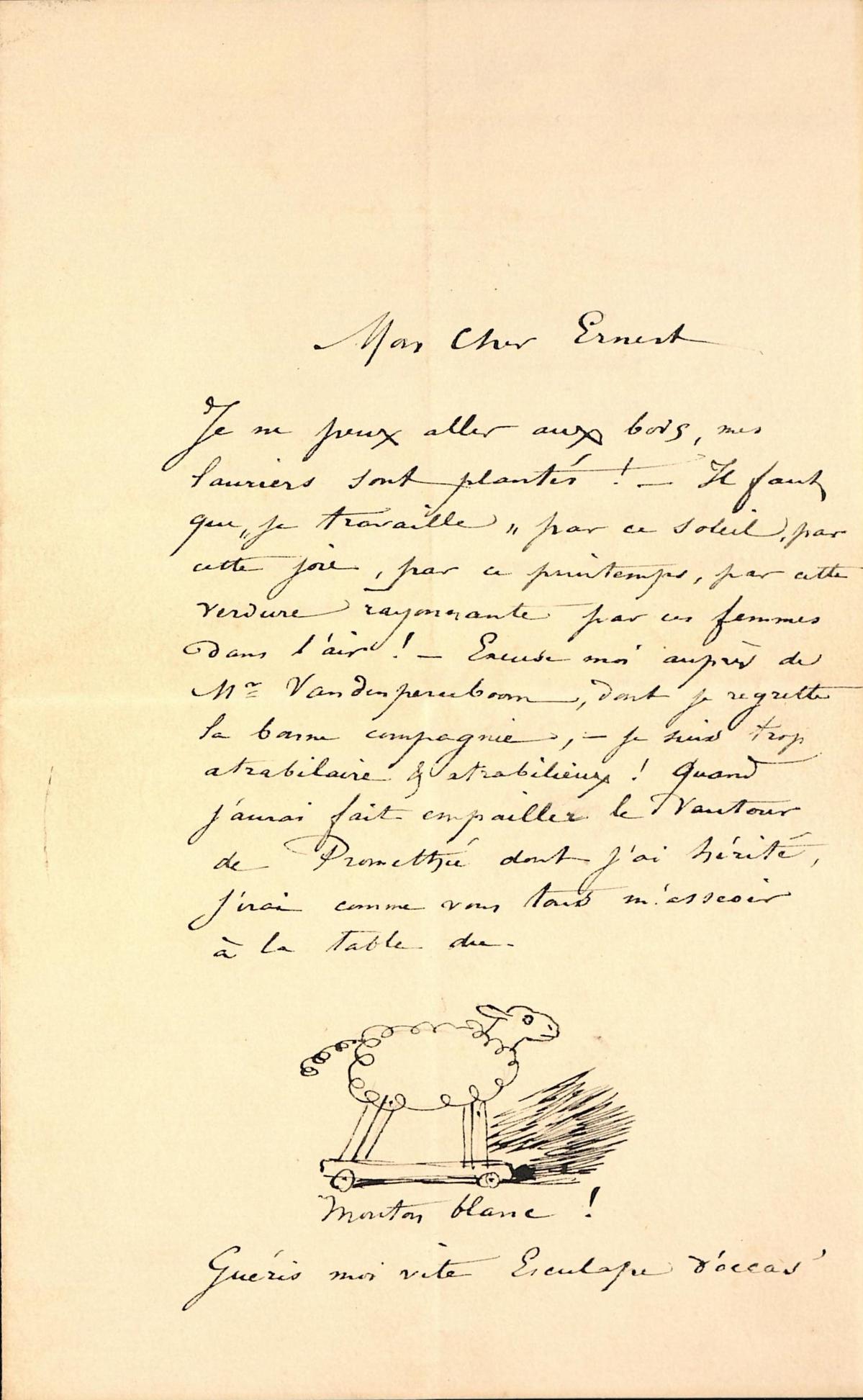 Illustration de la lettre