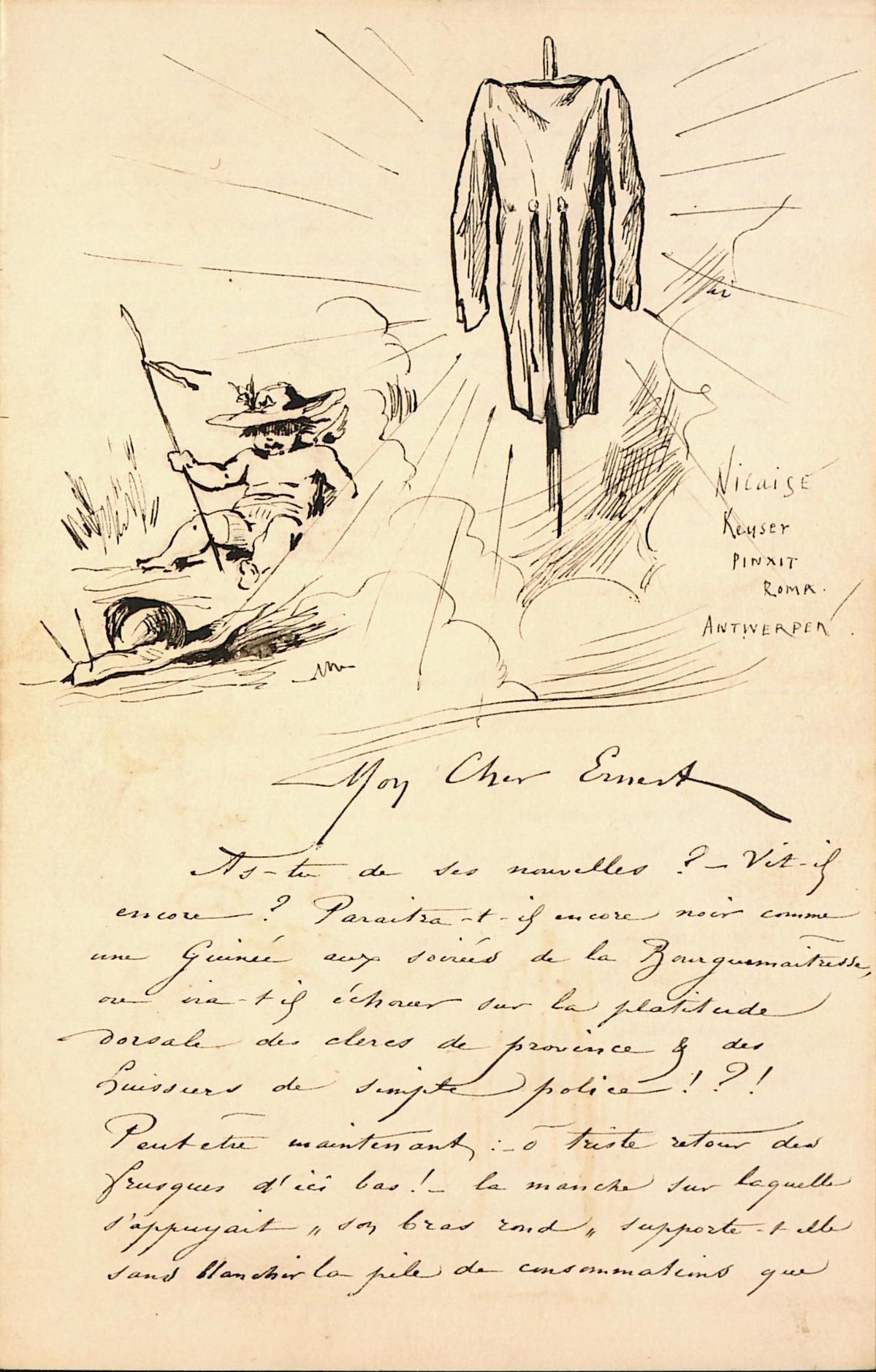 Illustration de la lettre