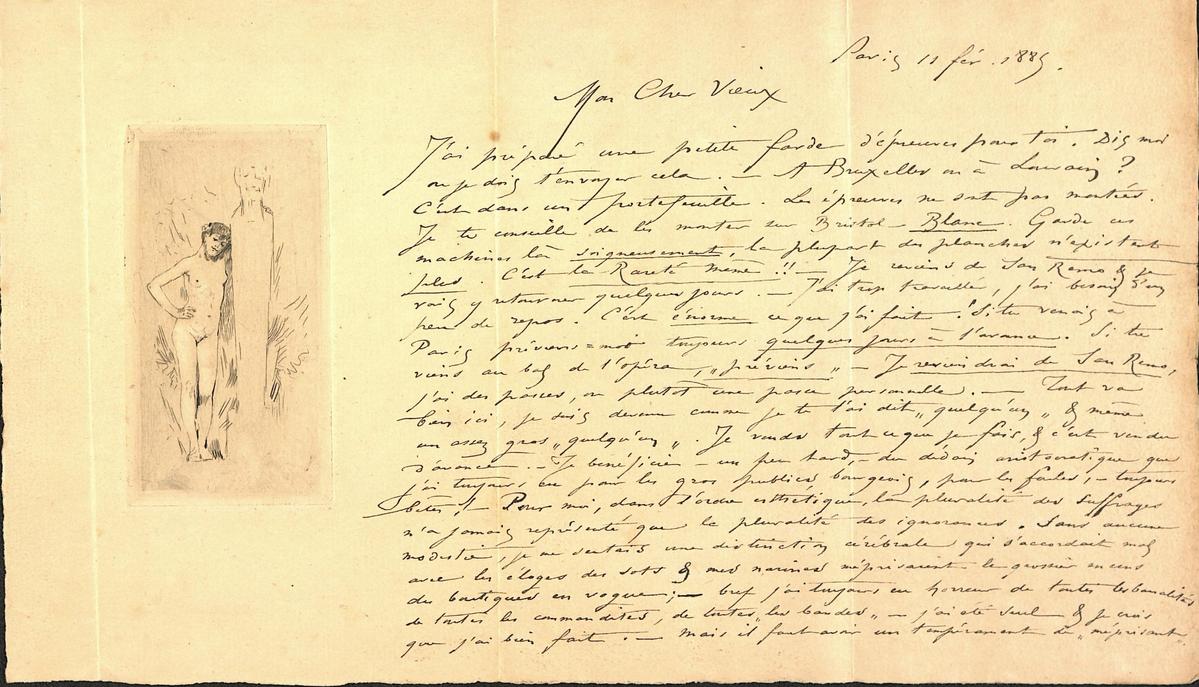 Illustration de la lettre