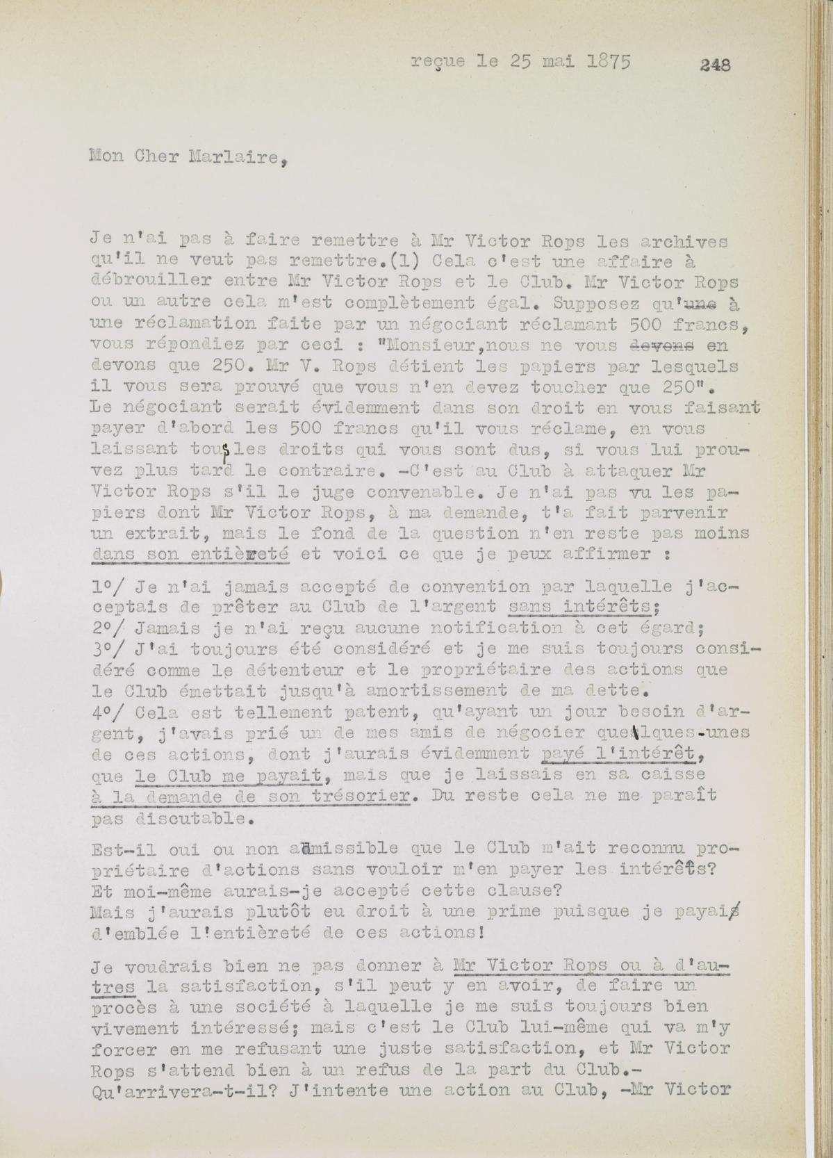 Illustration de la lettre