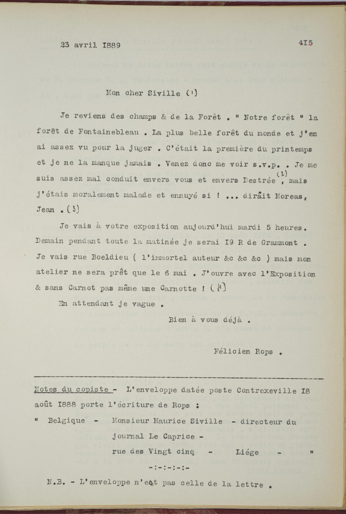 Illustration de la lettre