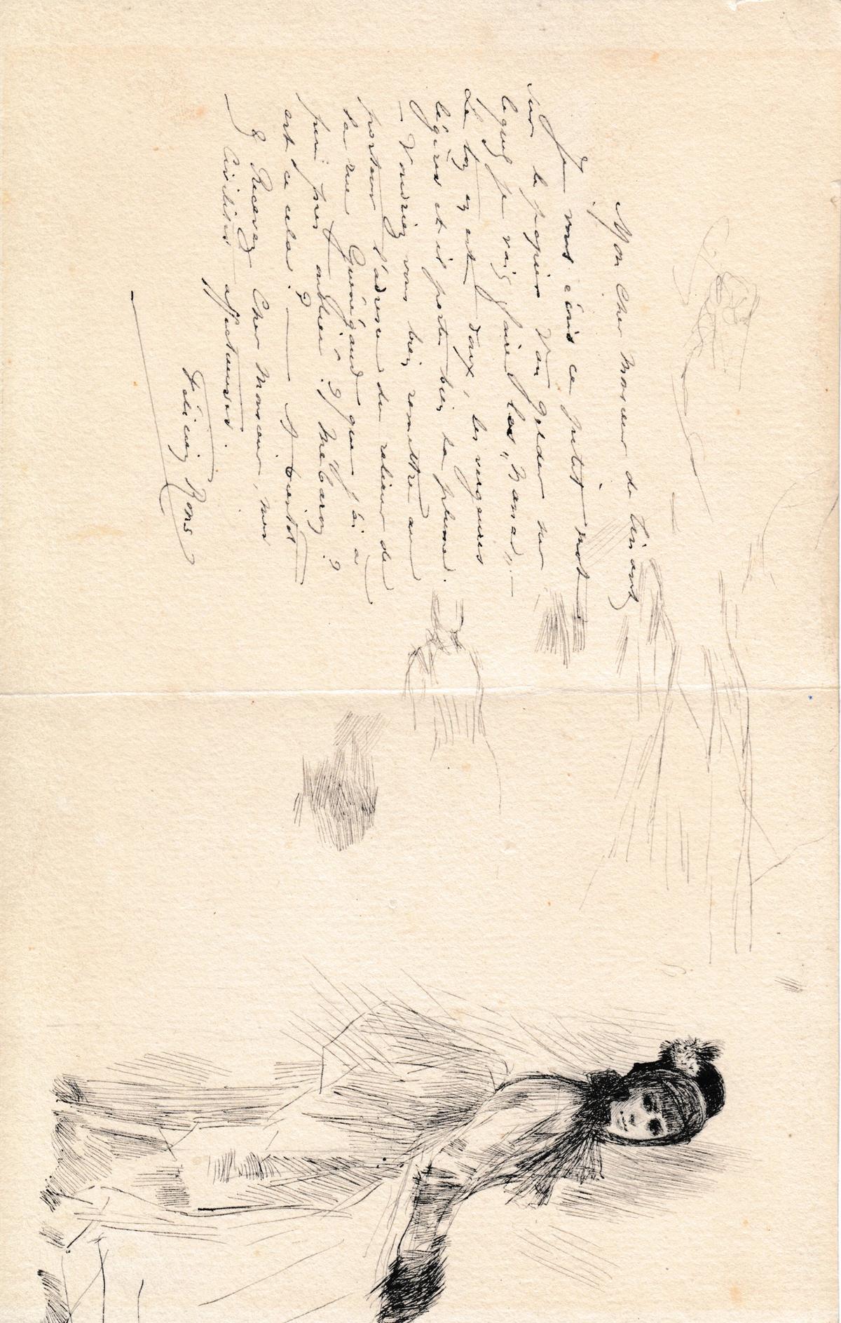 Illustration de la lettre