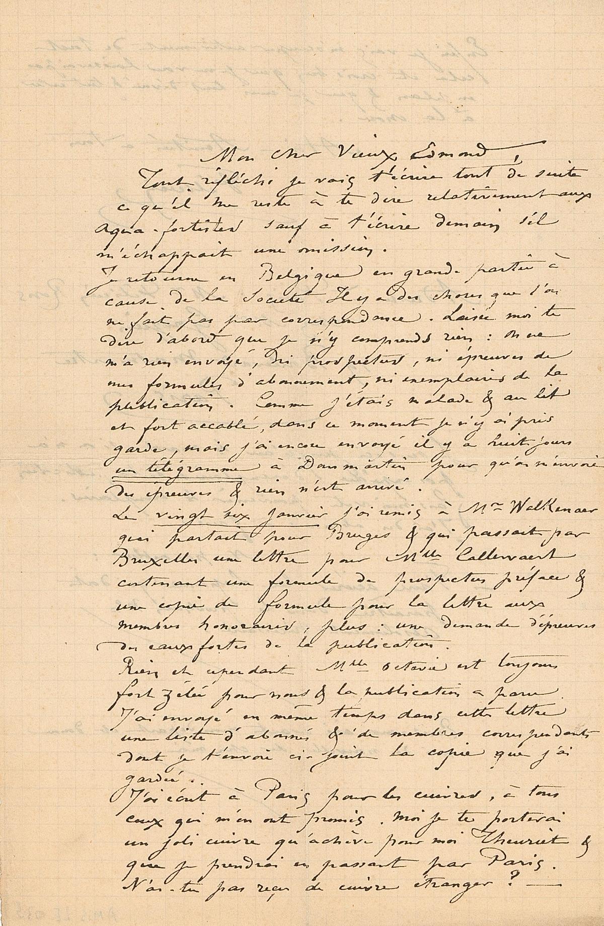 Illustration de la lettre