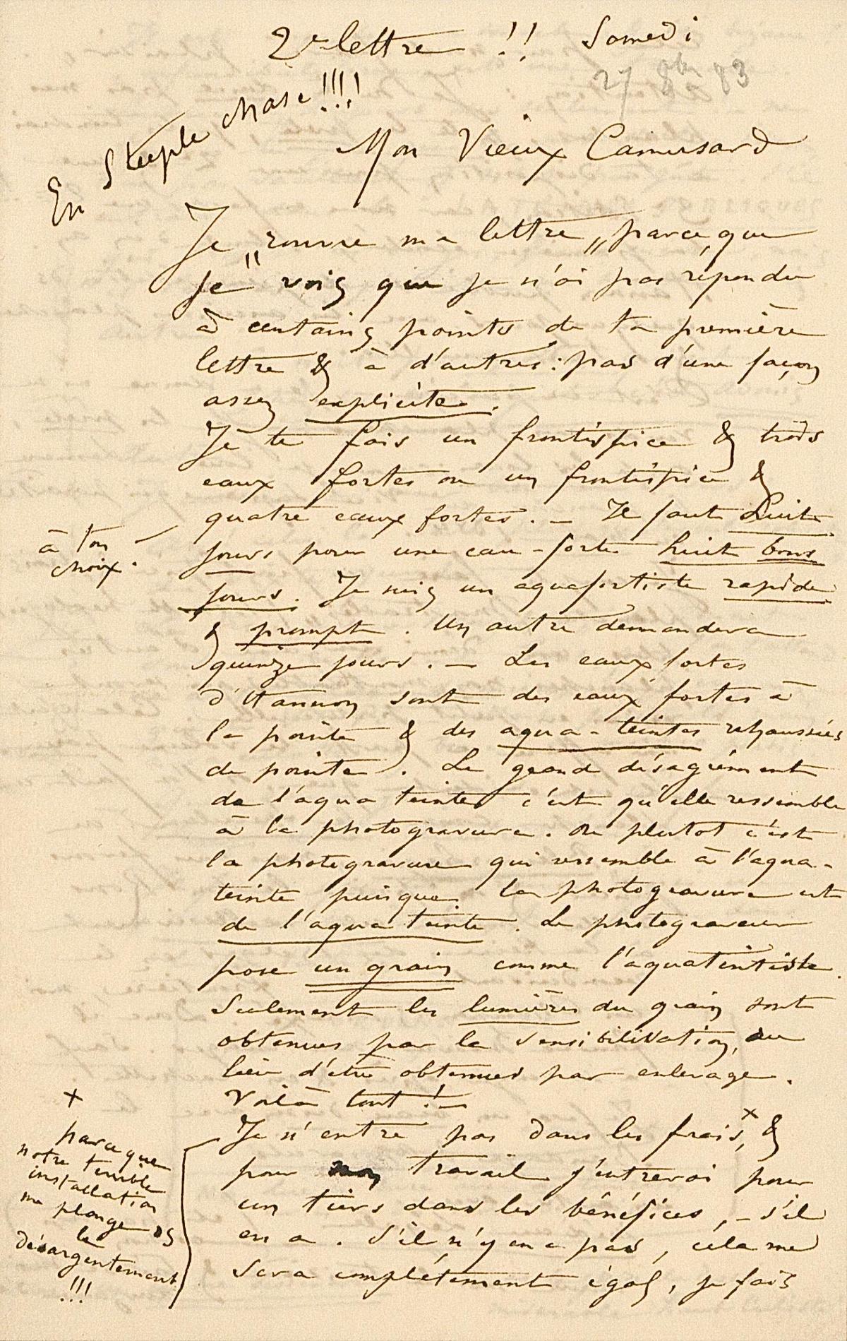 Illustration de la lettre