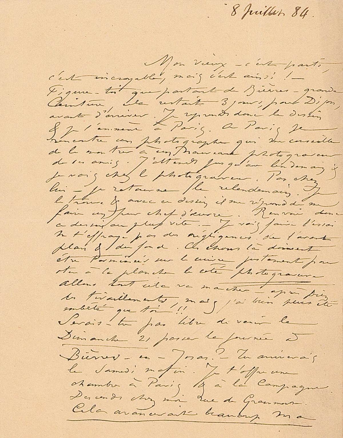 Illustration de la lettre