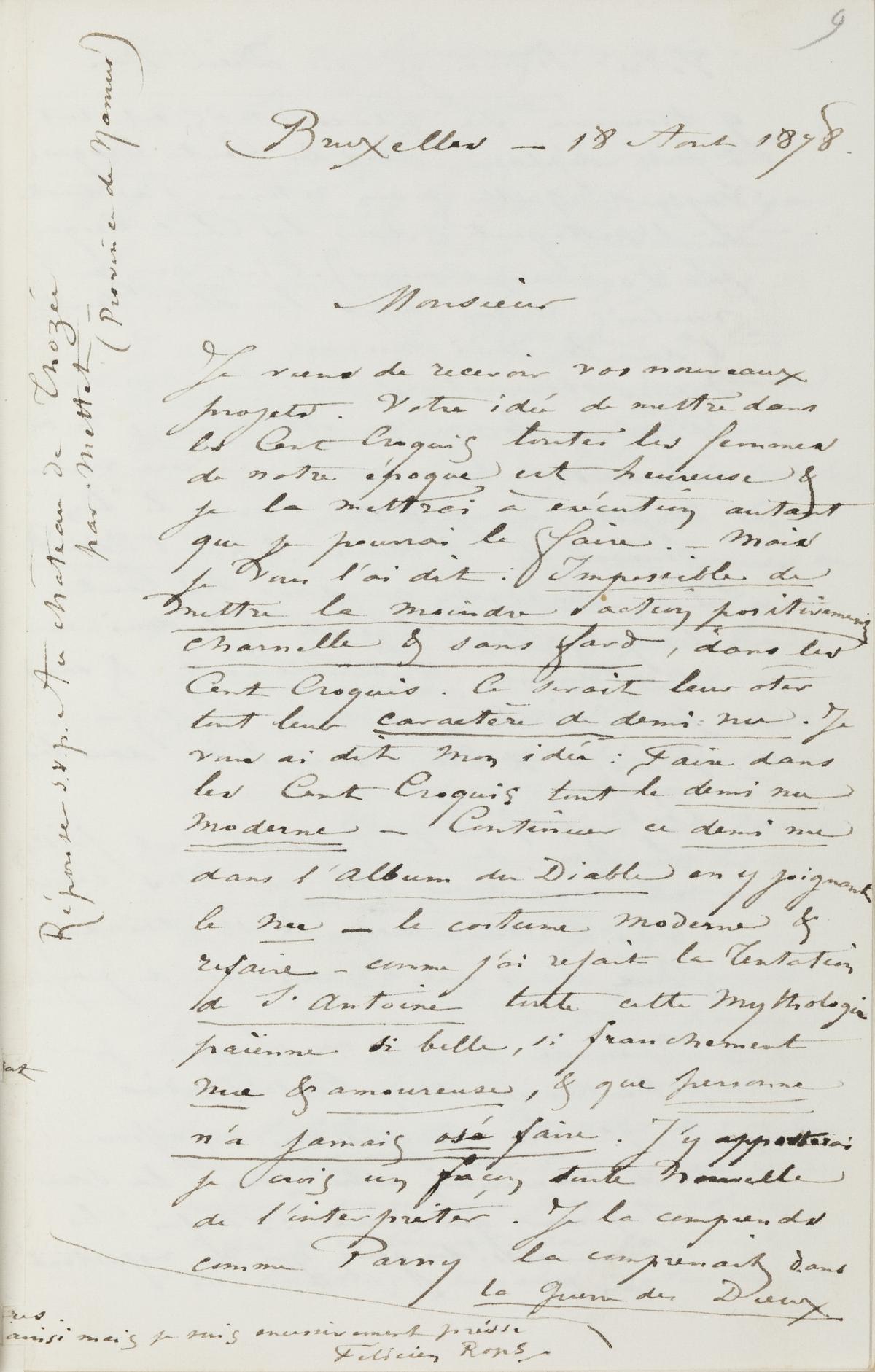 Illustration de la lettre