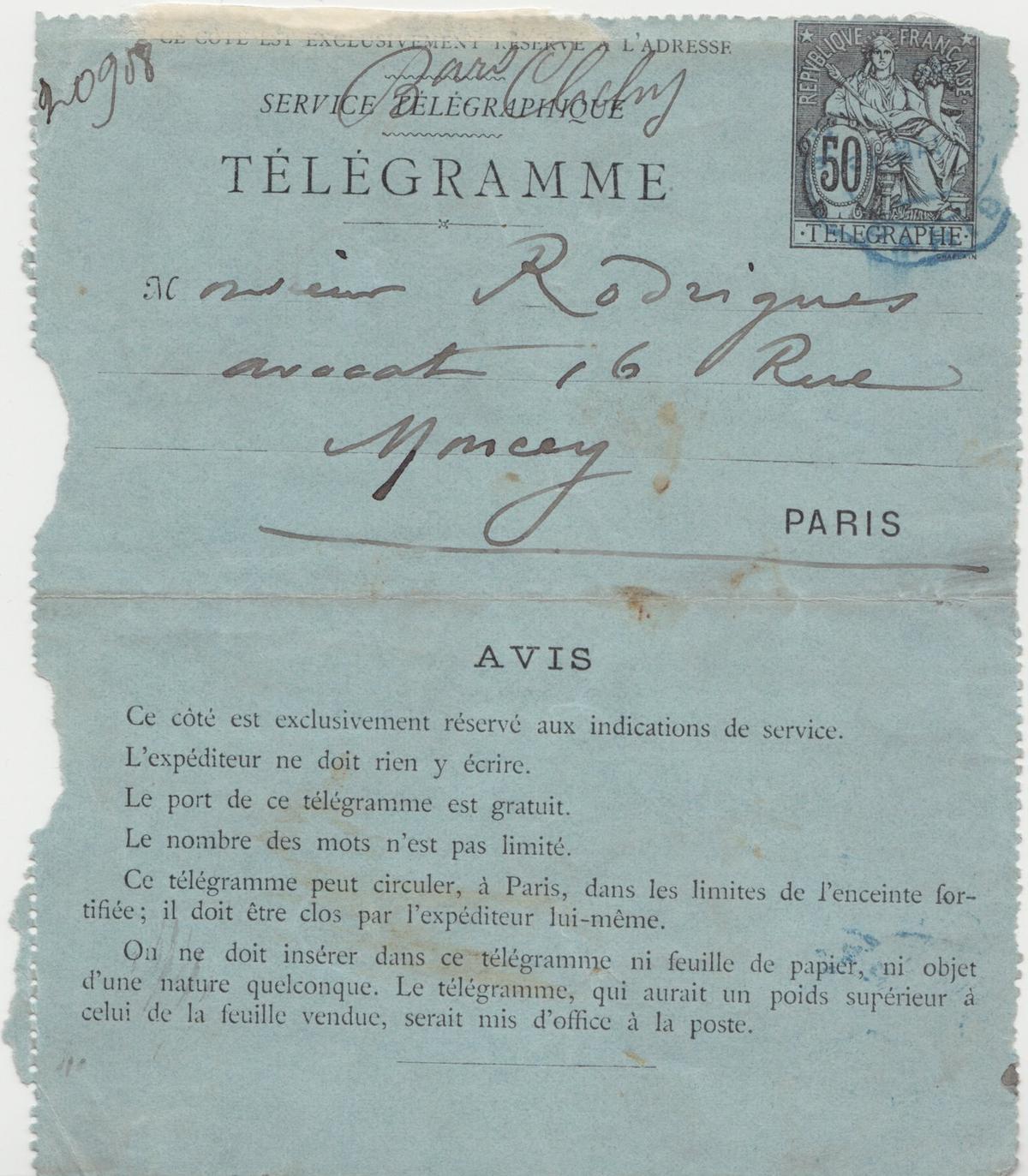 Illustration de la lettre