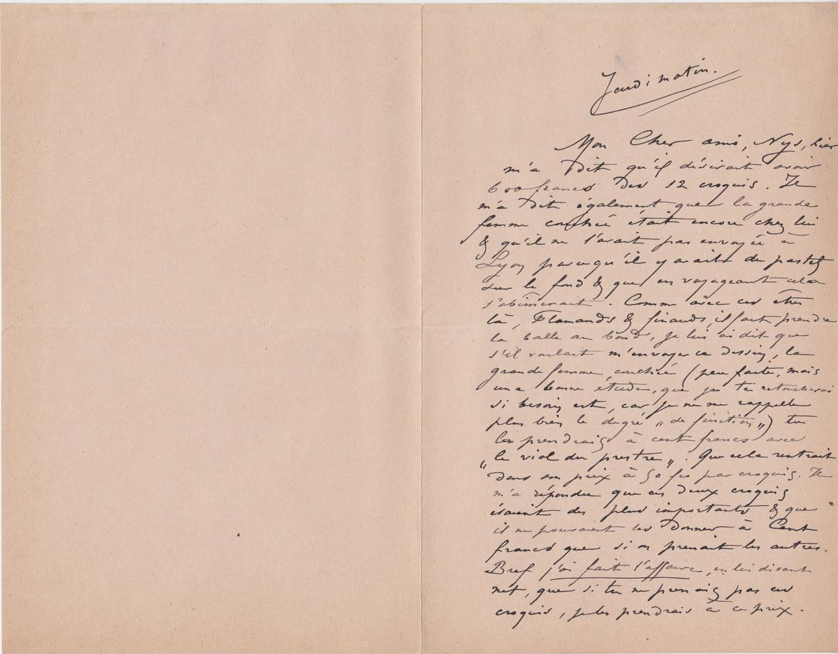 Illustration de la lettre