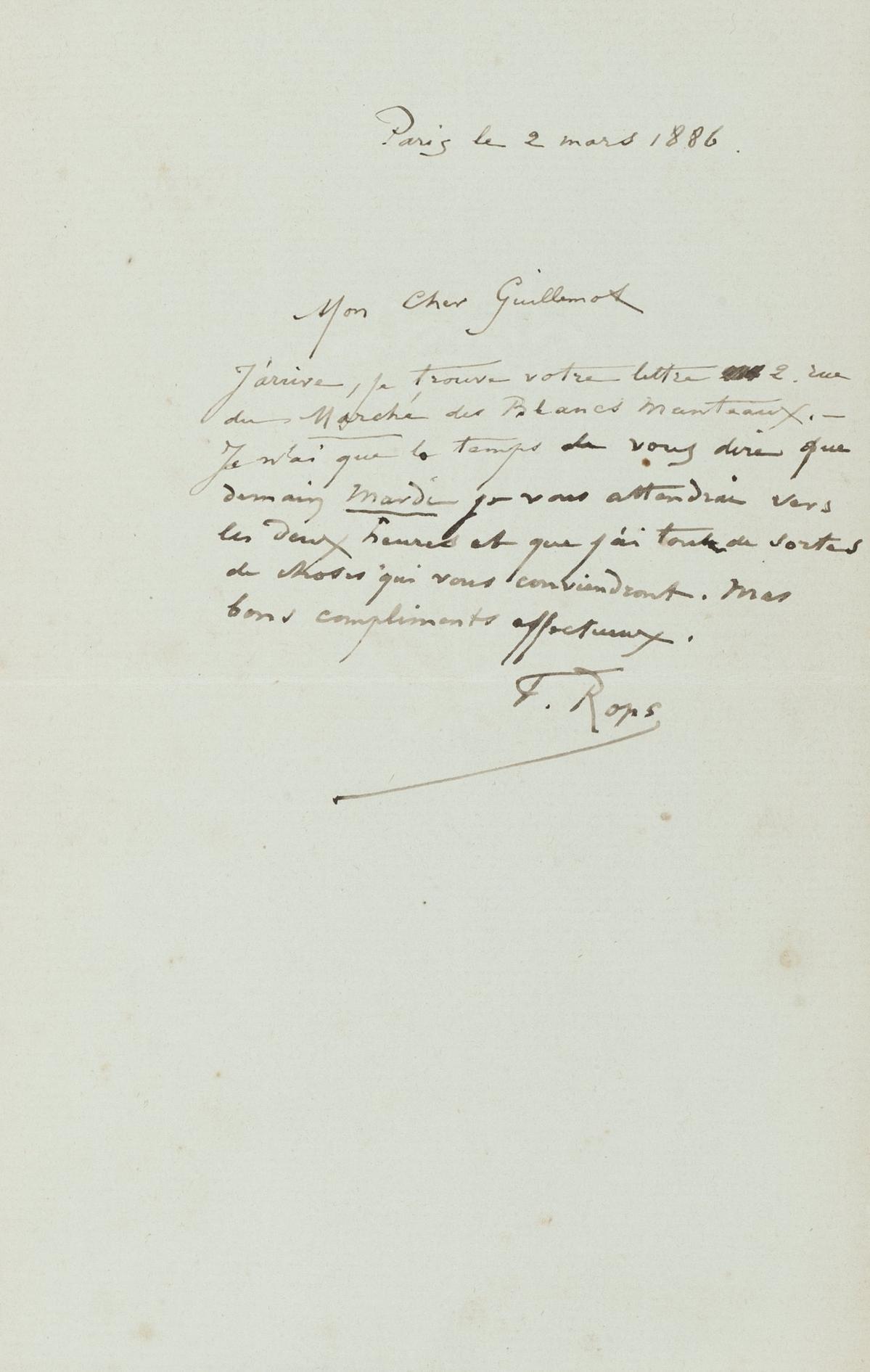 Illustration de la lettre