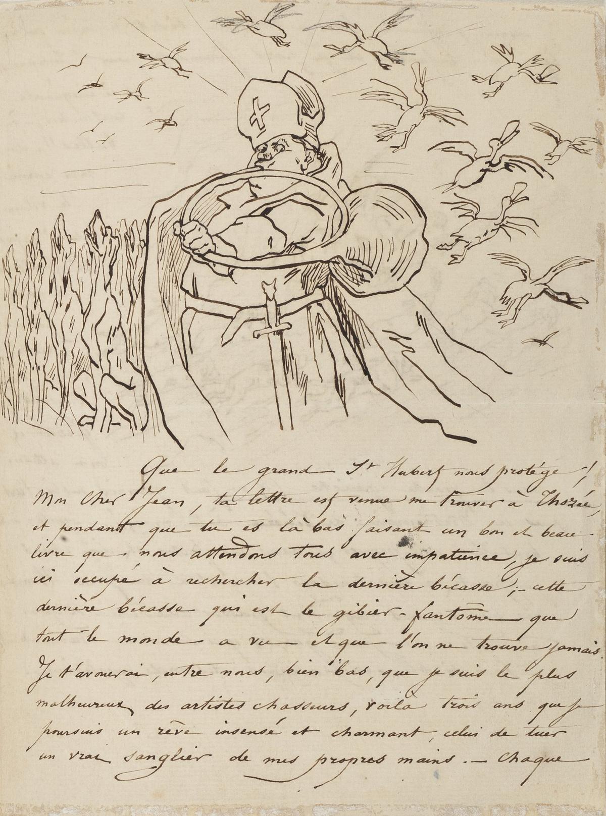 Illustration de la lettre