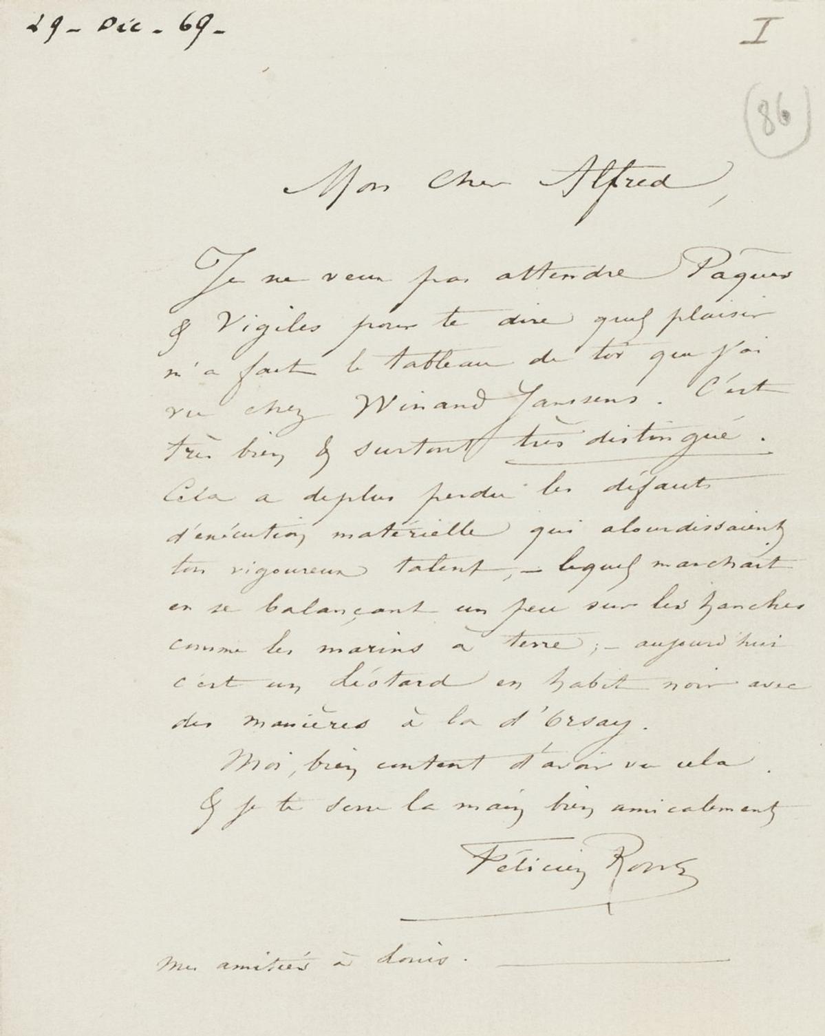 Illustration de la lettre