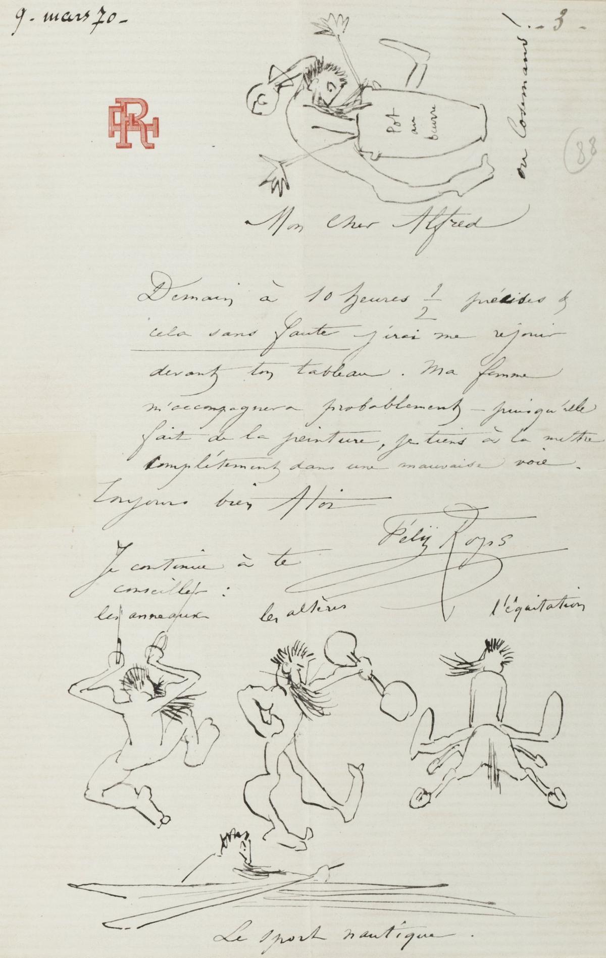 Illustration de la lettre