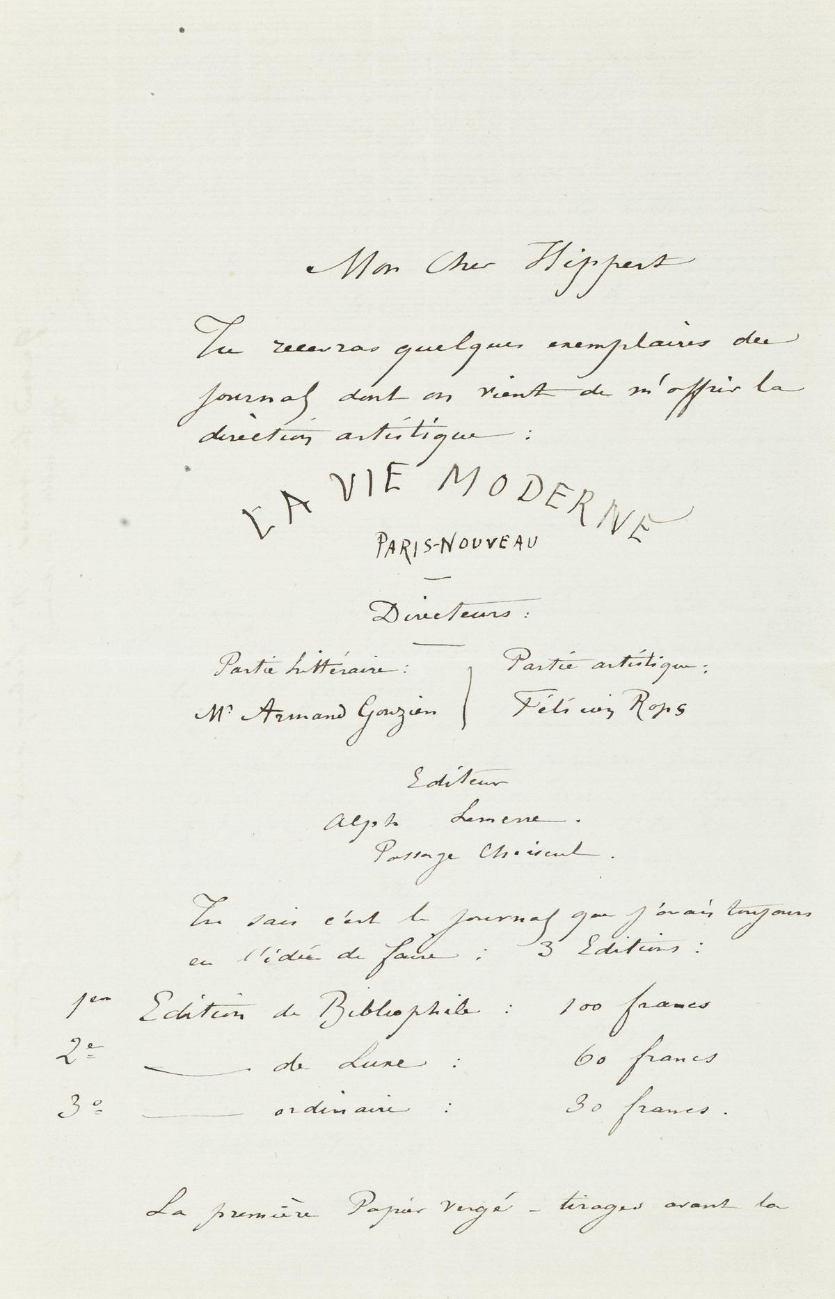 Illustration de la lettre