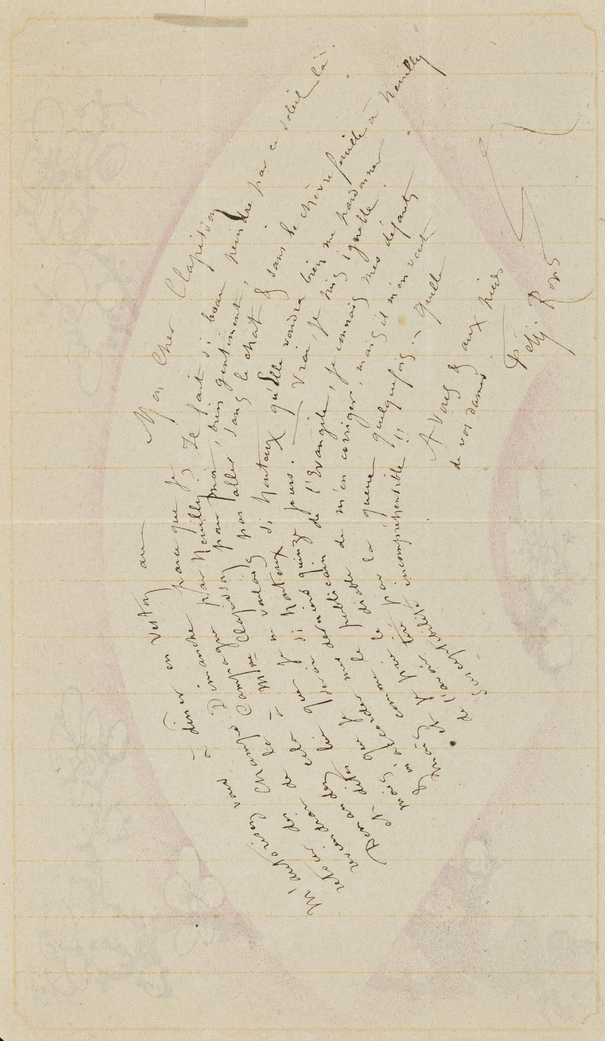 Illustration de la lettre