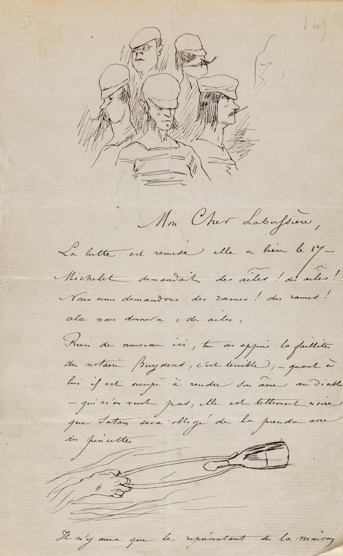 Illustration de la lettre