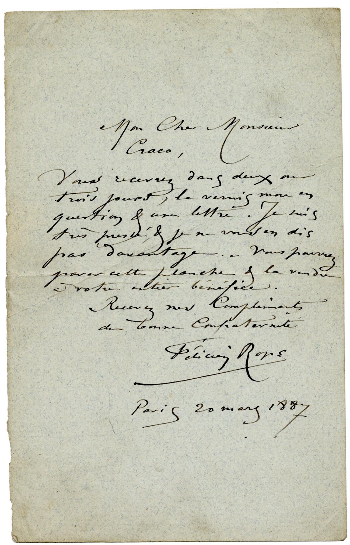 Illustration de la lettre