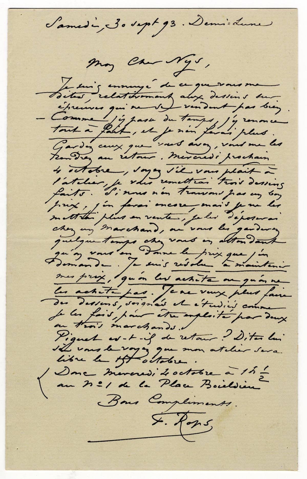 Illustration de la lettre