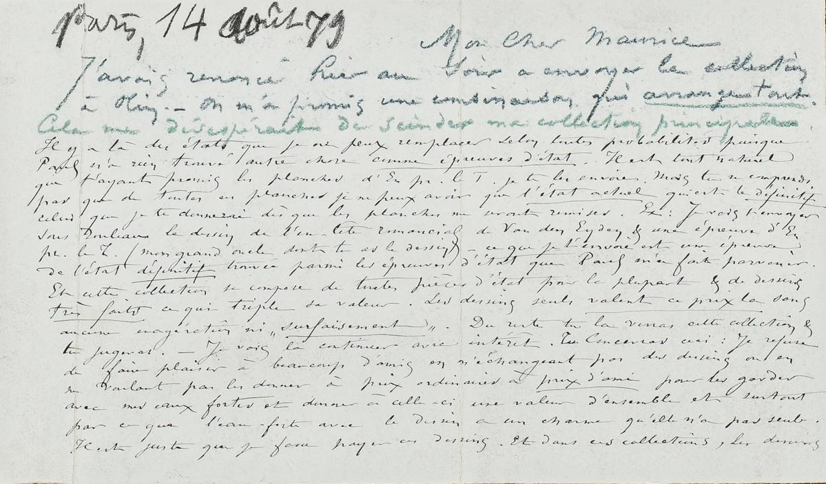 Illustration de la lettre