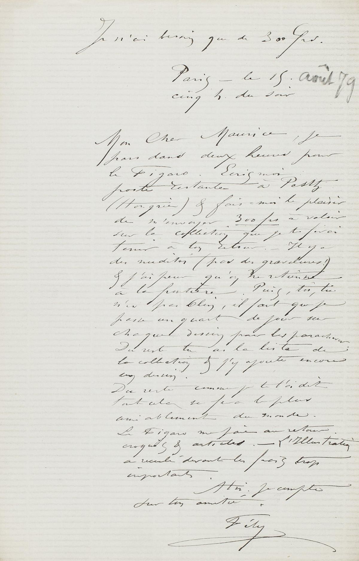 Illustration de la lettre