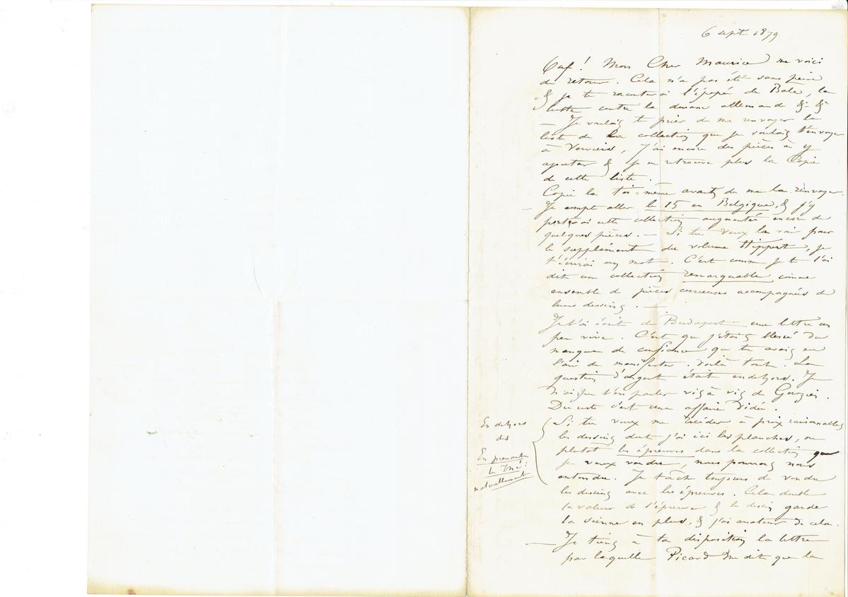 Illustration de la lettre