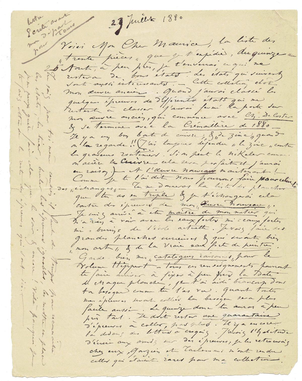 Illustration de la lettre