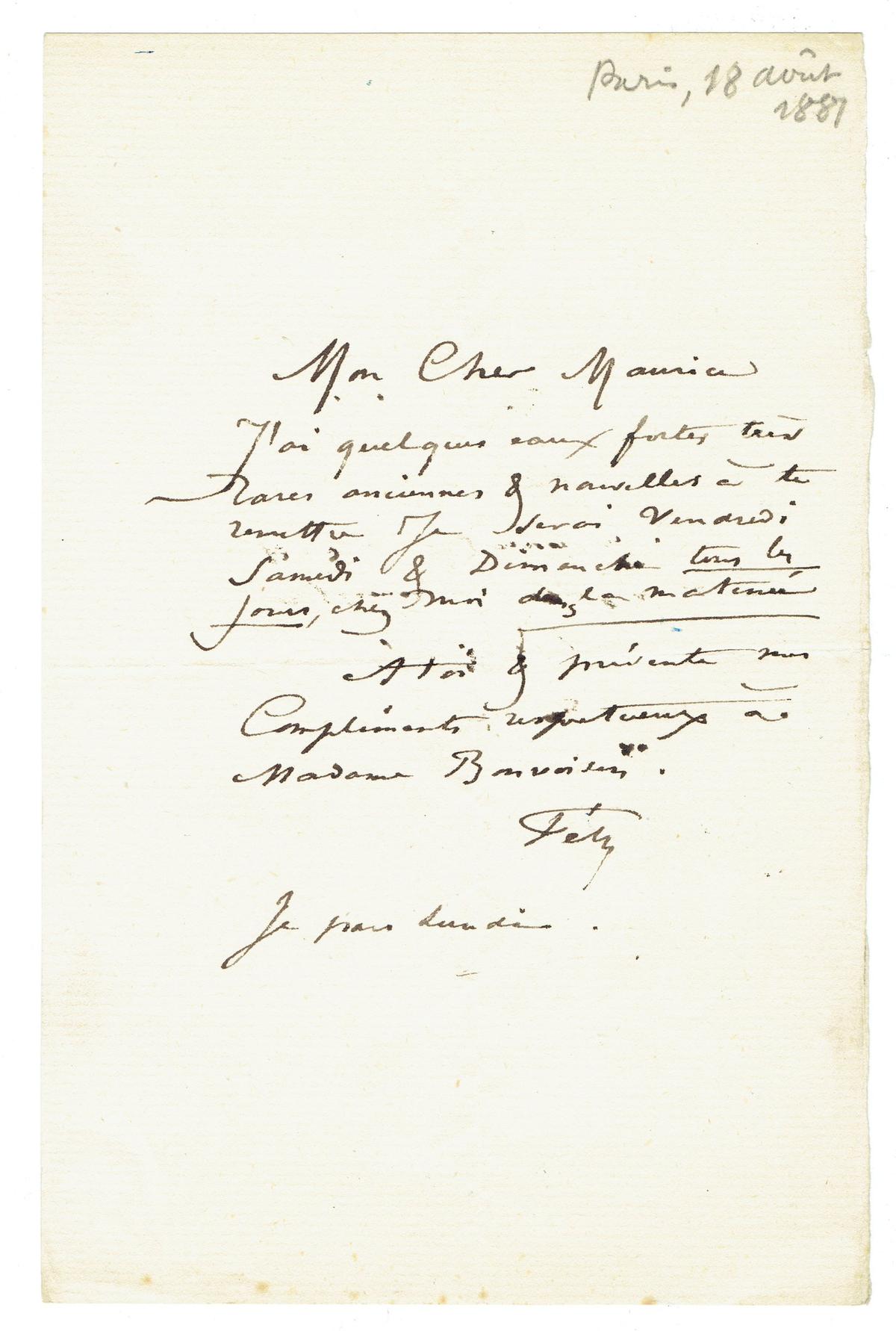 Illustration de la lettre